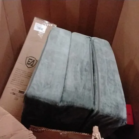 PALLET OF ASSORTED HOUSEHOLD GOODS AND PRODUCTS TO INCLUDE;SOFA PART,FOLDING CHAIR,FLOOR CUTTER TOOL