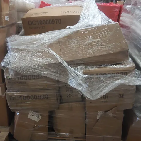 PALLET CONTAINING A LARGE QUANTITY OF ASSORTED FURNITURE PARTS INCLUDING: DINING CHAIR PARTS ECT