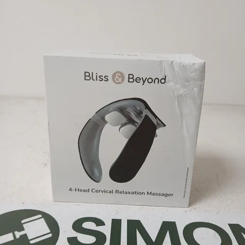 BLISS & BEYOND 4-HEAD CERVICAL RELAXATION MASSAGER