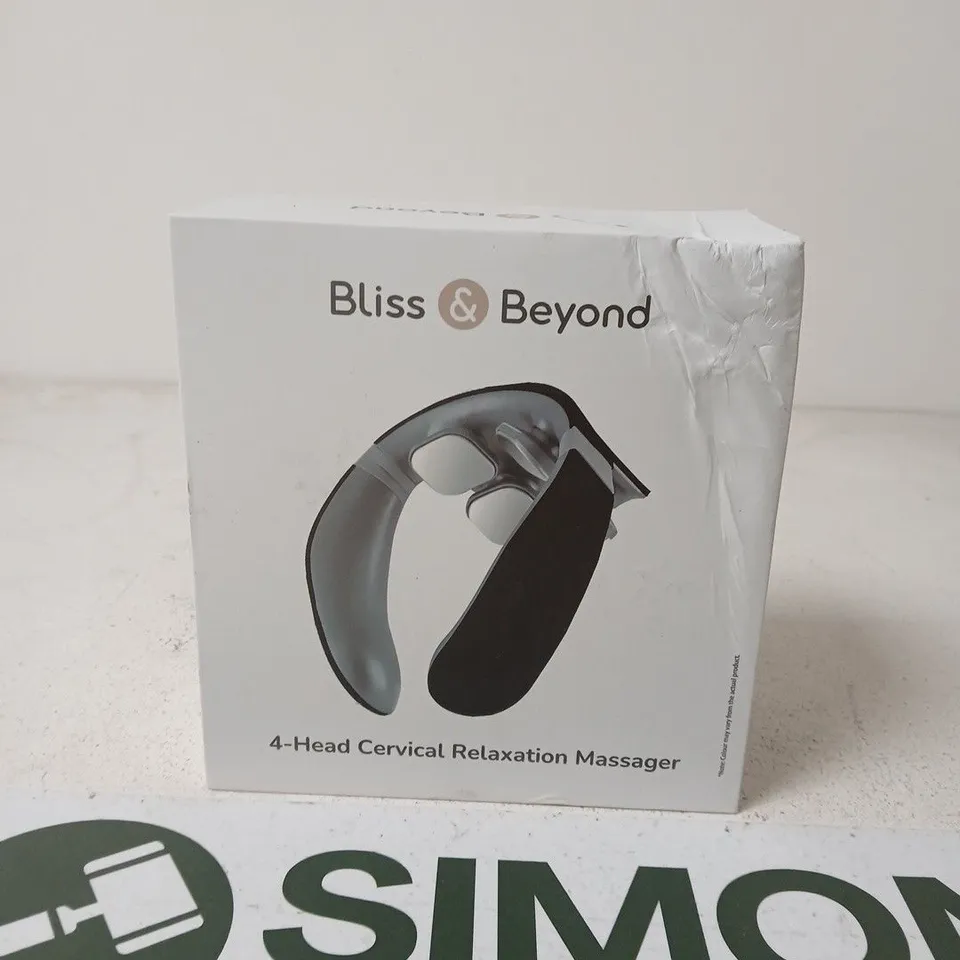 BLISS & BEYOND 4-HEAD CERVICAL RELAXATION MASSAGER