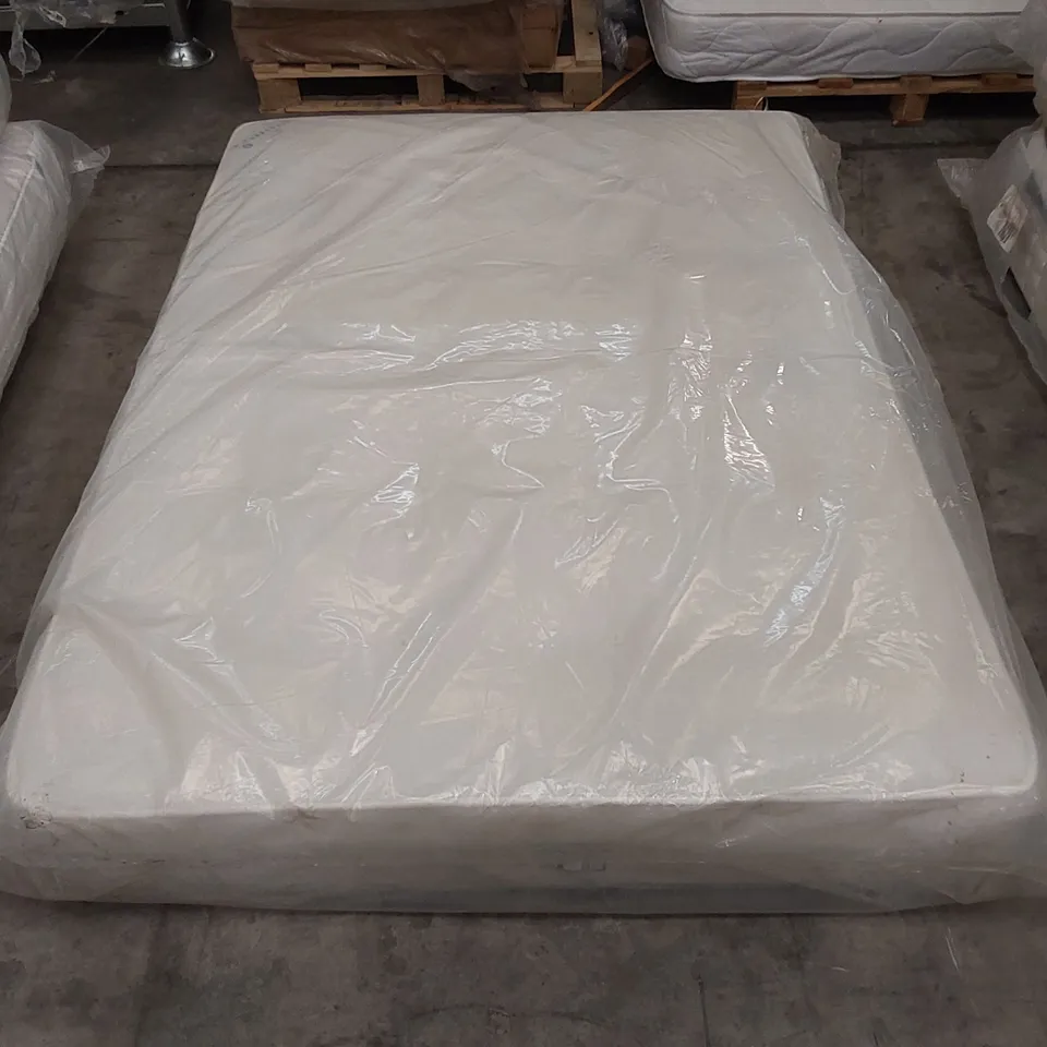 QUALITY BAGGED TRIVOLI 4'6" DOUBLE SIZE OPEN COIL MATTRESS 