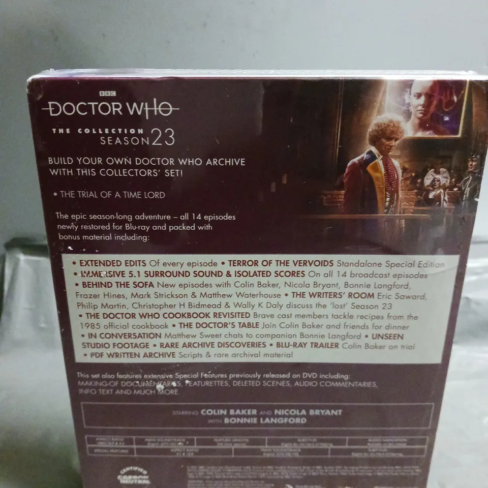 SEALED DOCTOR WHO: THE COLLECTION - SEASON 23 | BLU-RAY BOX SET