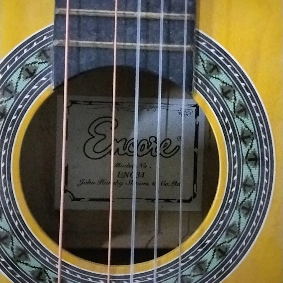 ENCORE MODEL NO ENC34 ACOUSTIC GUITAR