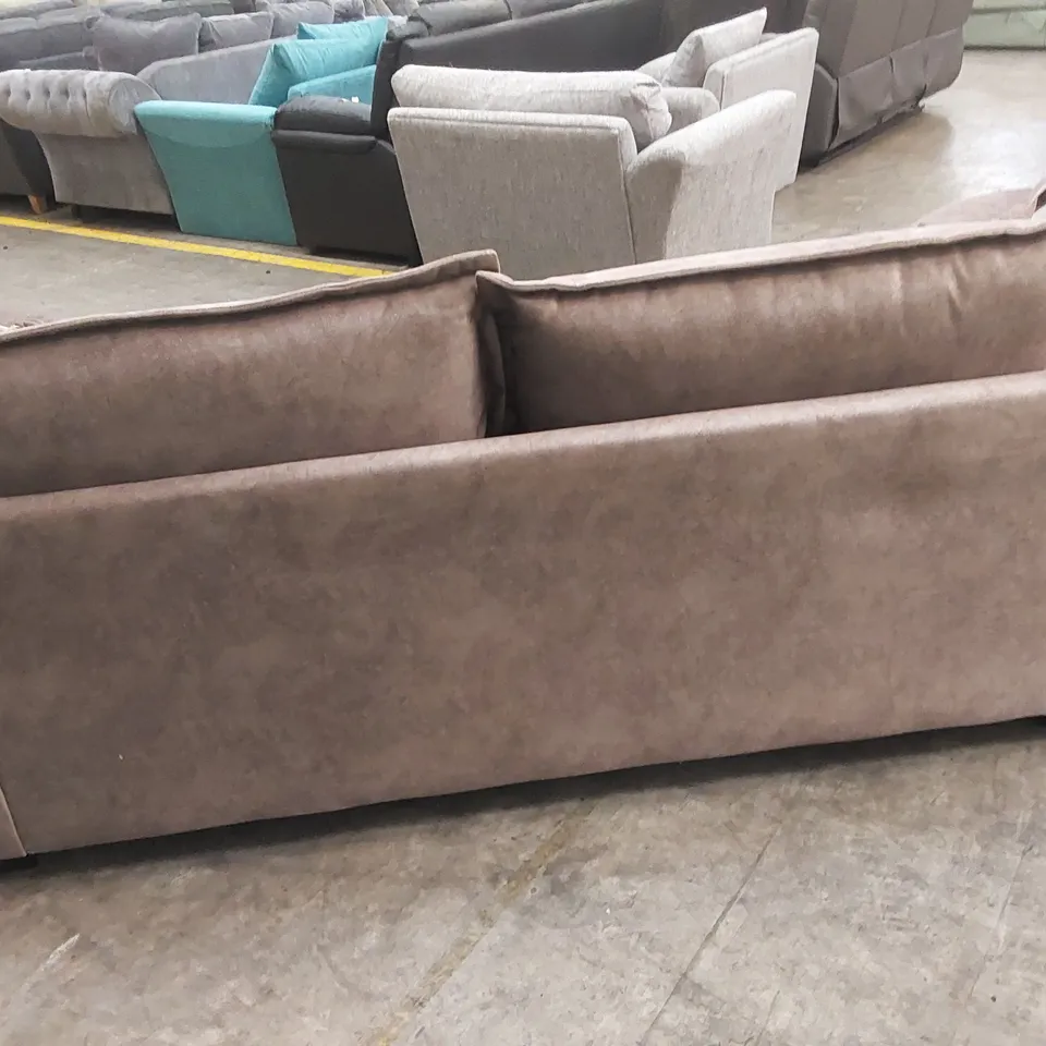 AVANTI FABRIC 3 SEATER - CHOCOLATE RRP £849