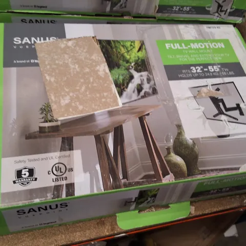 SANUS FULL-MOTION TV WALL MOUNT FOR 32-55 INCH TVS – BOXED FMF319-B2