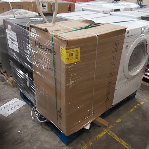 PALLET OF APPROXIMATELY 4 UNPROCESSED RAW RETURN WHITE GOODS TO INCLUDE;