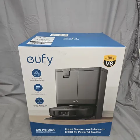 BOXED EUFY X10 PRO OMNI ROBOT VACUUM & MOP – COLLECTION ONLY