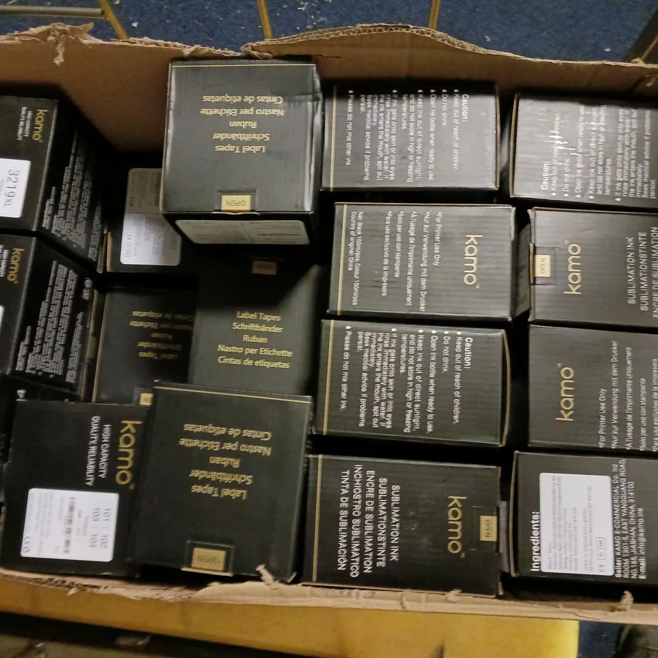 APPROXIMATELY 20 KAMO BRANDED INK CARTRIDGES TO INCLUDE 3219XL, TZC-231, 101-1-4 MULTIPSCK, ETC - COLLECTION ONLY