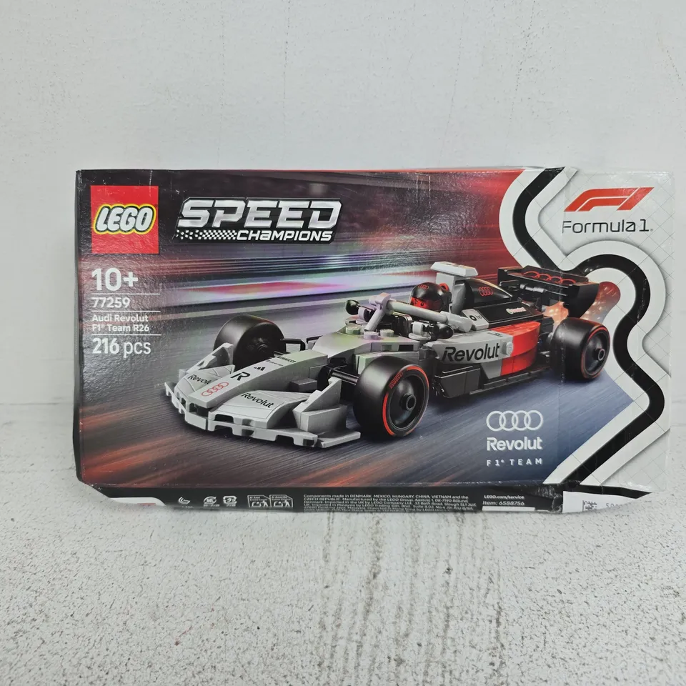 BOXED LEGO SPEED CHAMPIONS F1 AUDI REVOLUT RS6 - 77259