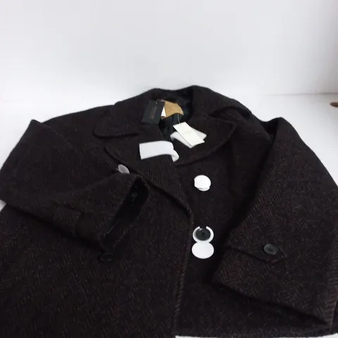 ABERCROMBIE & FITCH SIGNATURE COLLECTION WOOL-BLEND COAT β M