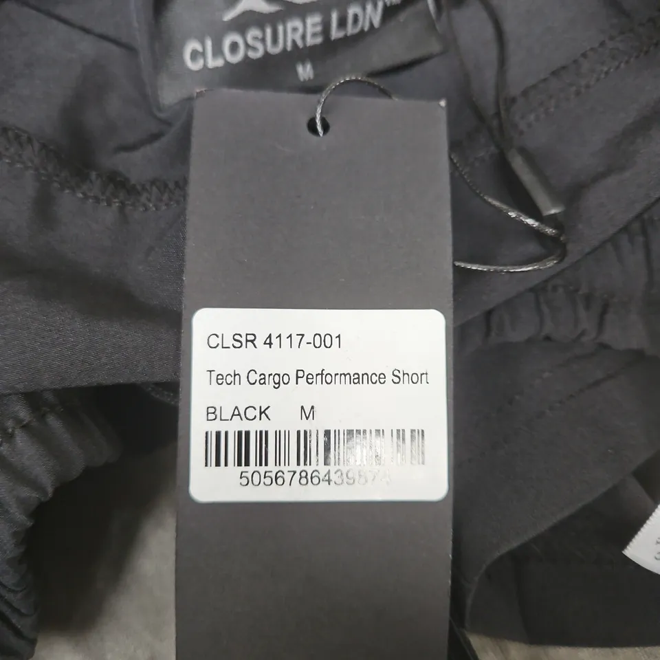 CLOSURE LDN TECH CARGO PERFORMANCE SHORT – BLACK, MEN'S MEDIUM