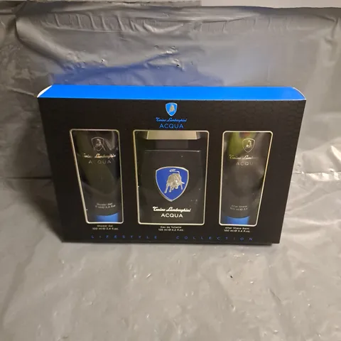 BOXED CONINO LAMBORGHINI ACQUA EAU DE TOILETTE TRIO