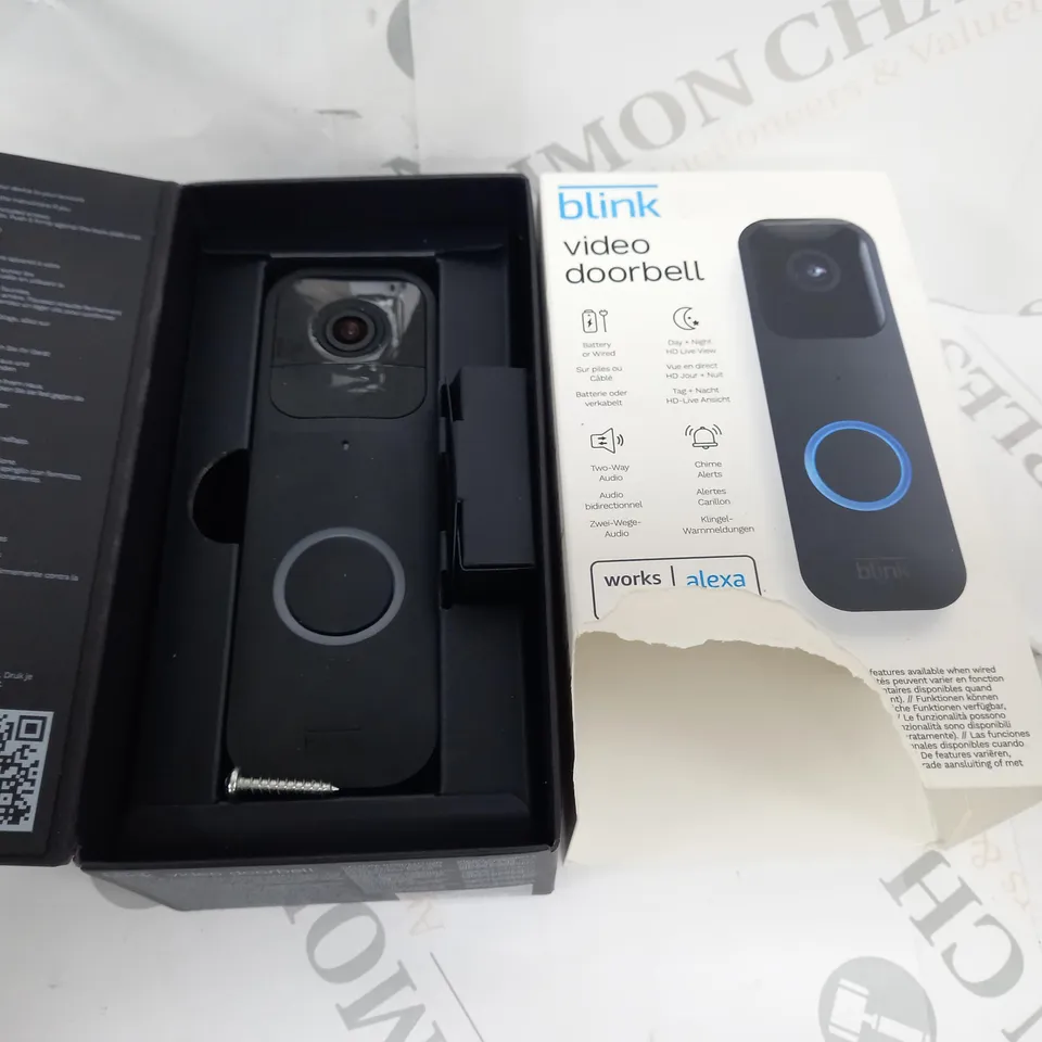 BOXED BLINK VIDEO DOORBELL