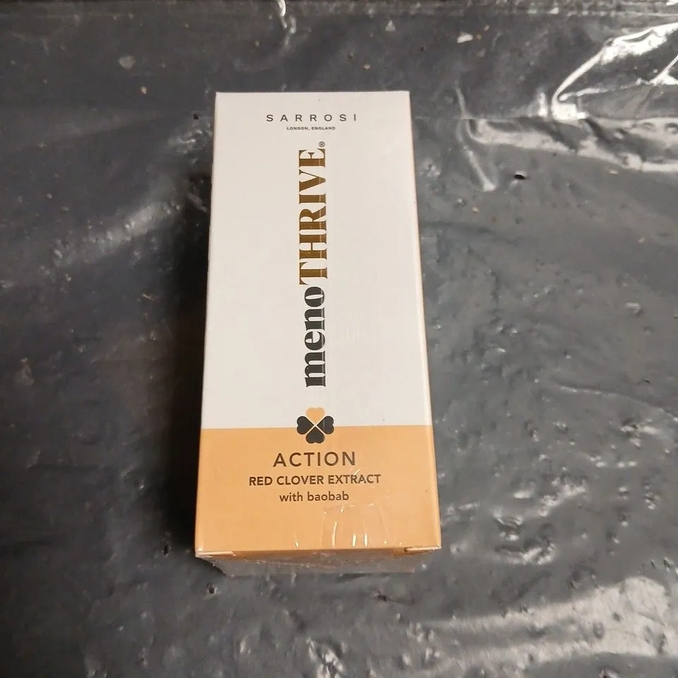 BOX OF APPROXIMATELY 30 SEALED SARROSI ACTION AROMATHERAPY ESSENTIAL OIL – RED CLOVER EXTRACT, 30ML