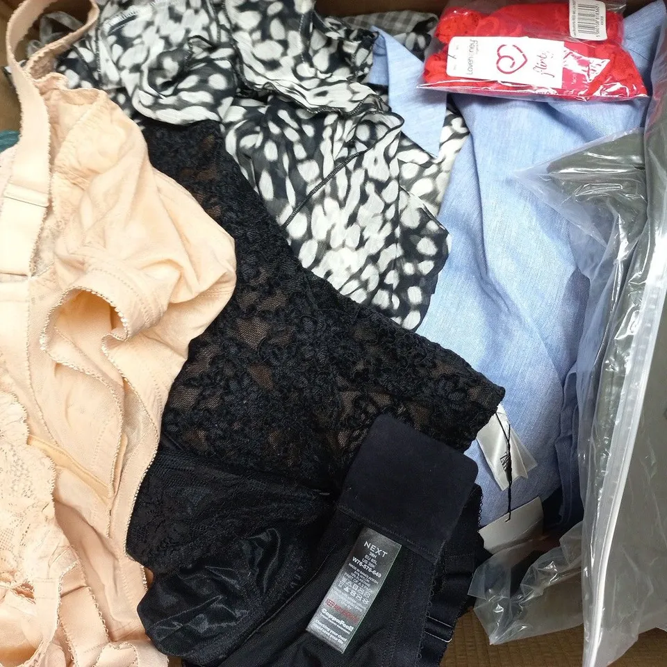 APPROXIMATELY 20 ASSORTED CLOTHING AND FASHION PRODUCTS IN VARIOUS STYLES AND SIZES - COLLECTION ONLY