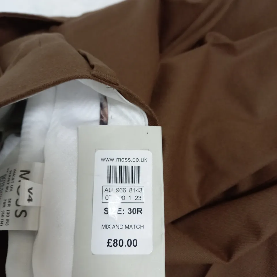 MOSS SLIM FIT CASUAL TROUSERS SIZE 30R