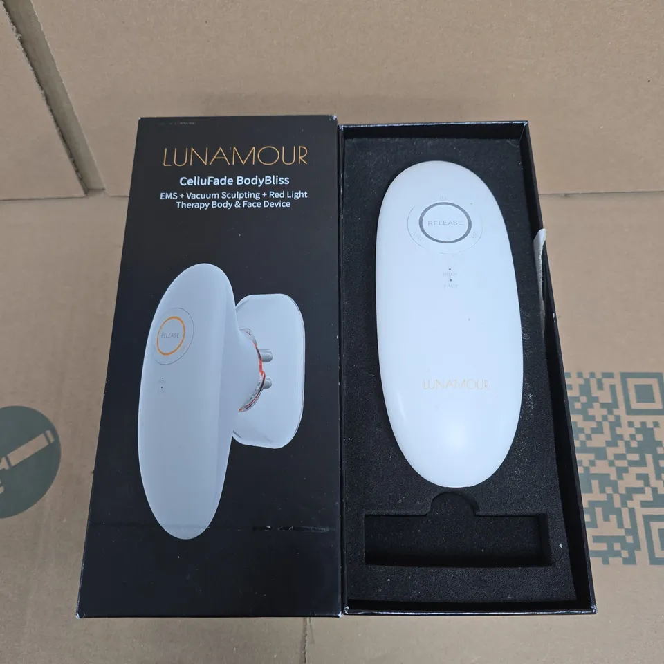 LUNAMOUR CELLUFADE BODYBLISS EMS VACUUM SCULPTING & RED LIGHT THERAPY DEVICE