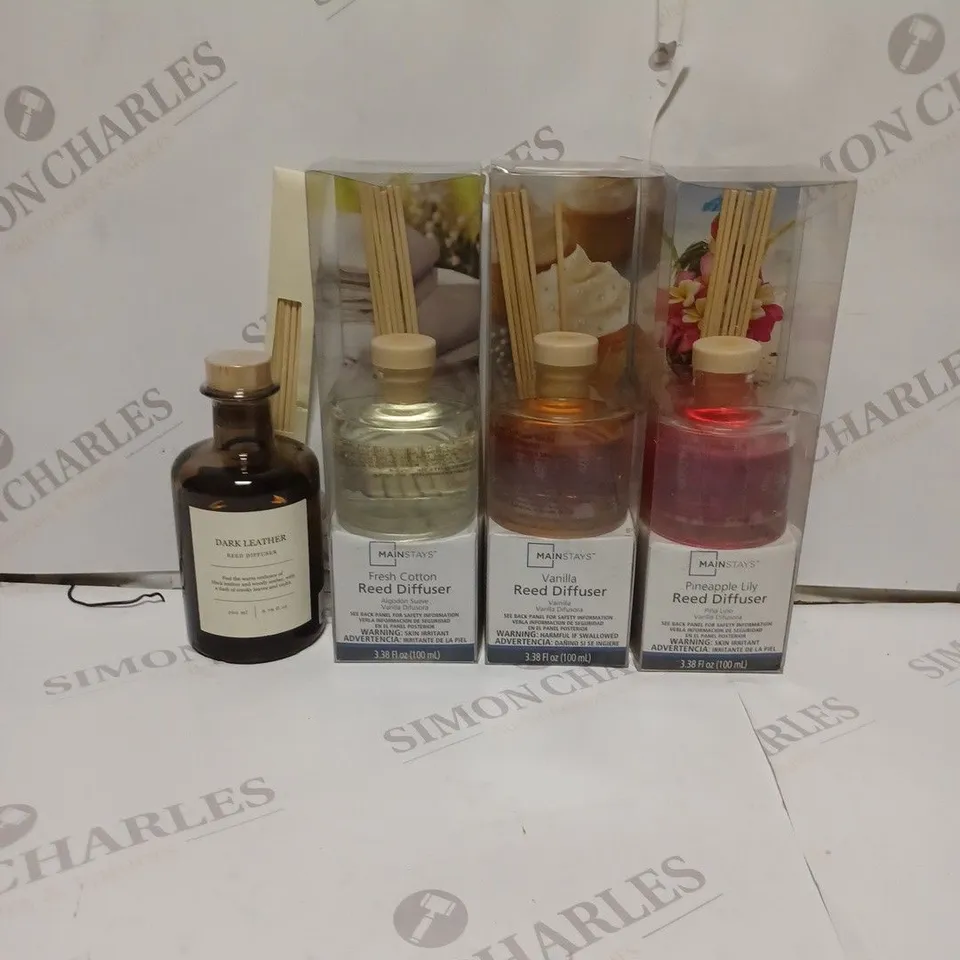 BOX OF 4 REED DIFFUSERS 