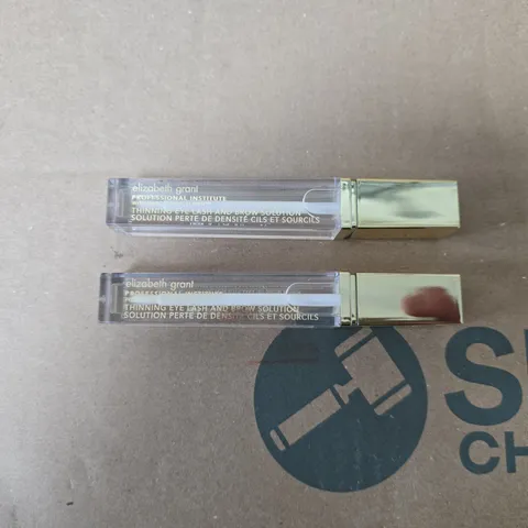 ELIZABETH GRANT THINNING EYE LASH & BROW SOLUTION – 2 X TRAVEL TUBES