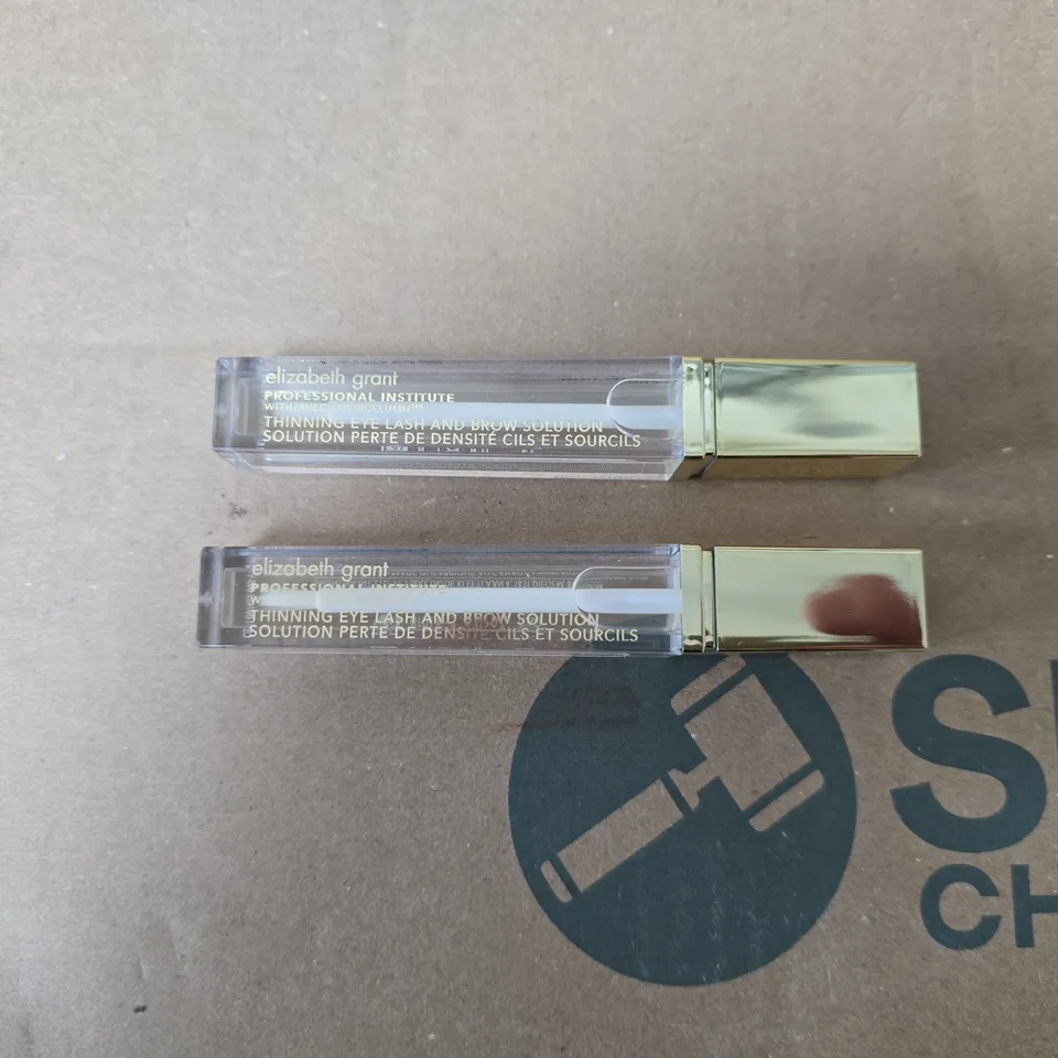 ELIZABETH GRANT THINNING EYE LASH & BROW SOLUTION – 2 X TRAVEL TUBES
