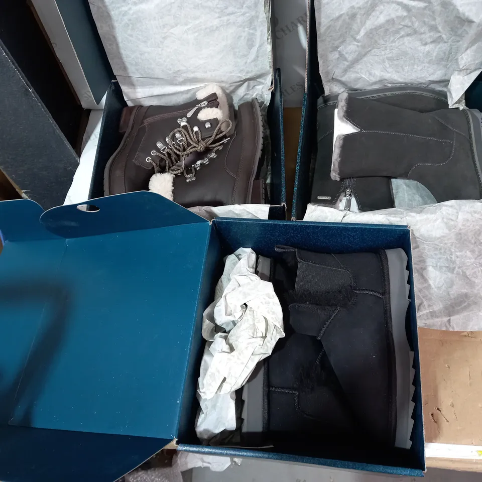 BOX OF APPROXIMATELY 7 ASSORTED EMU AUSTRALIA FOOTWEAR ITEMS