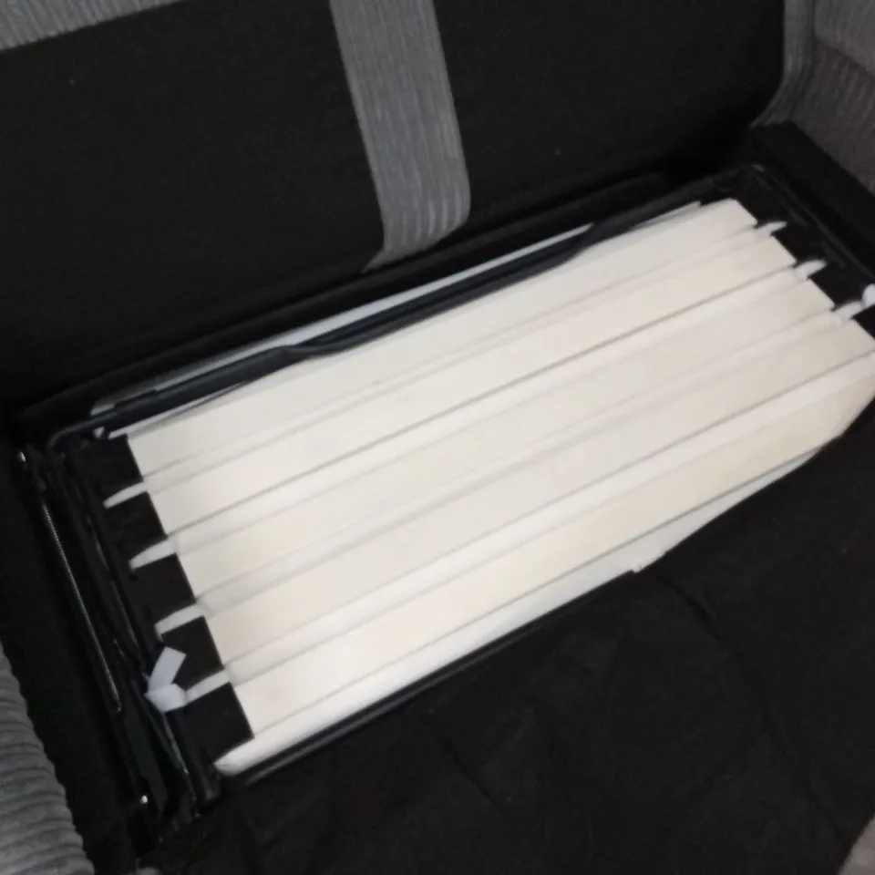 AMALFI STANDARD BACK FABRIC SOFA BED - CHARCOAL RRP £699