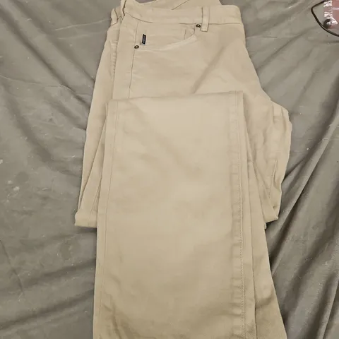 MR MARVIS BEIGE CHINOS – , SIZE 32