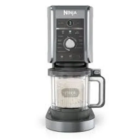BOXED NINJA CREAM DELUXE 10 IN 1 ICE CREAM AND FROZEN DRINKS MAKER