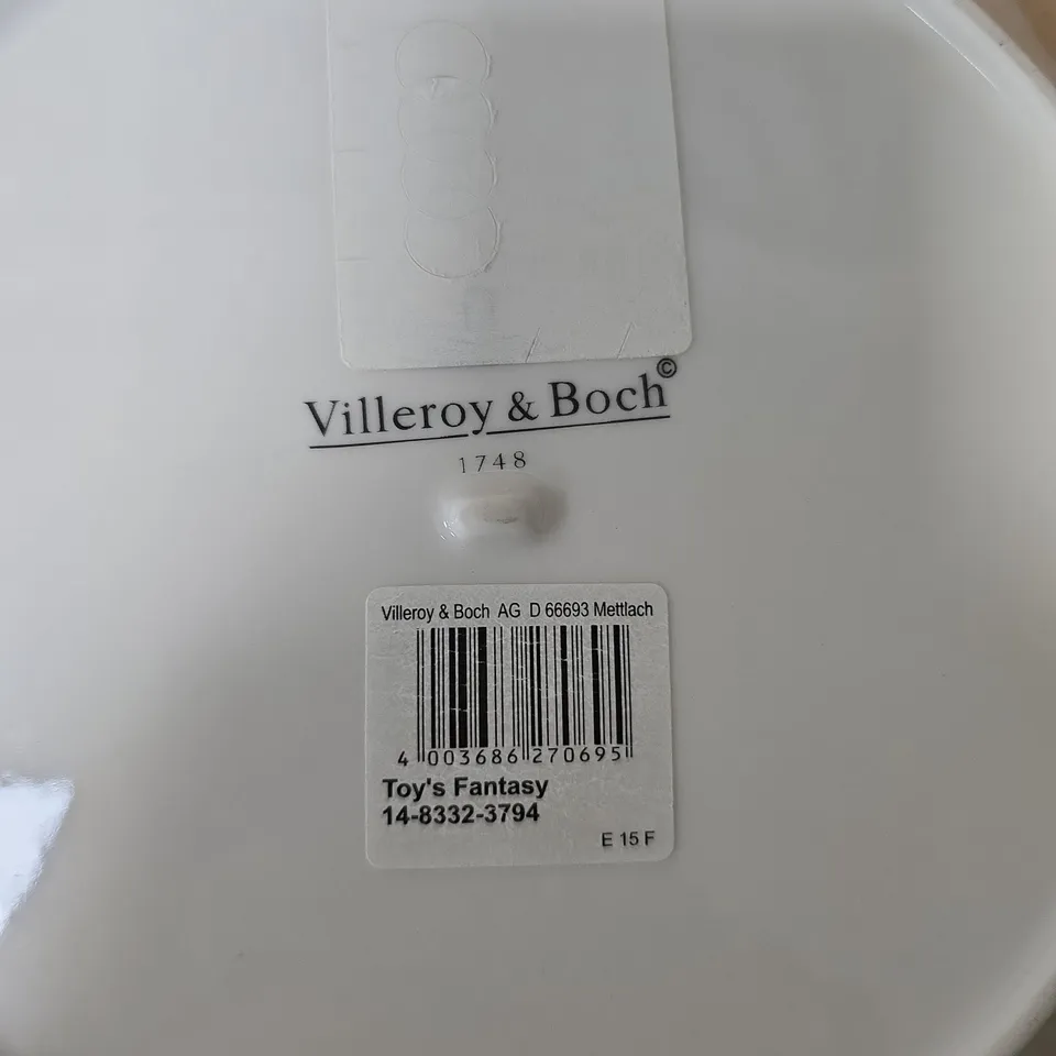 VILLEROY & BOCH TOY'S FANTASY DECORATIVE PLATE – SANTA CLAUS DESIGN, METTLACH