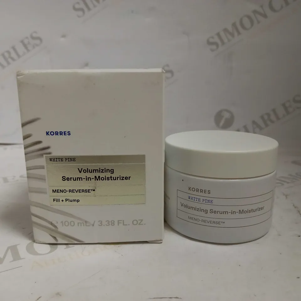 KORRES WHITE PINE VOLUMIZING SERUM-IN-MOISTURIZER MENO REVERSE 100ML