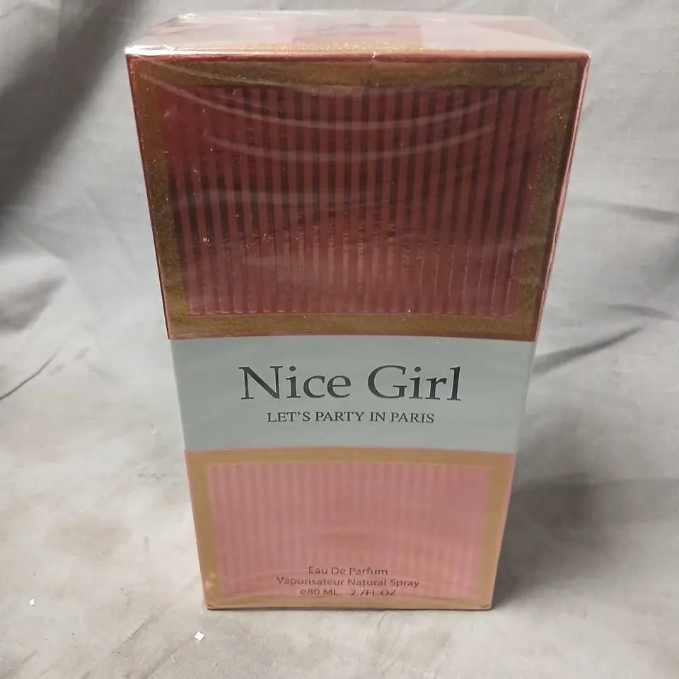 BOXED AND SEALED NICE GIRL LET'S PARTY IN PARIS EAU DE PARFUM 80ML