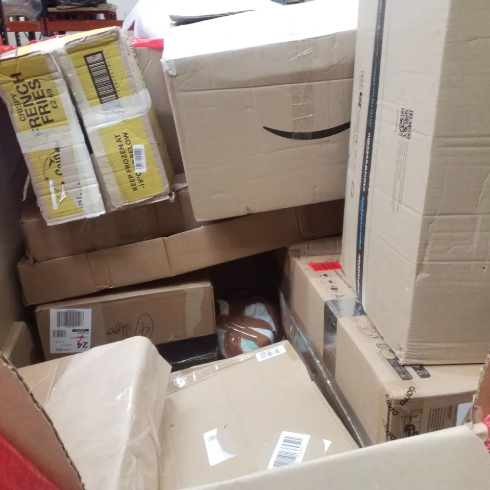 PALLET CONTAINING ASSORTED PRODUCTS INCLUDING ART 3D WALL MOLDING, BBQ GRILL, COLLAPSIBLE WAGON & ALKALINE WATER COUNTERTOP UNIT