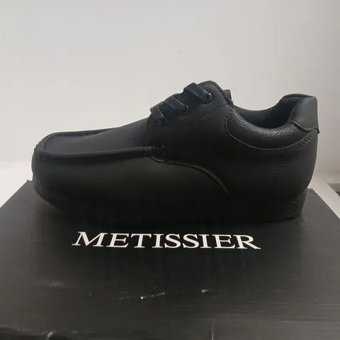 METISSIER DALE 1 BLACK LEATHER SHOES – UK 7 (EU 41)