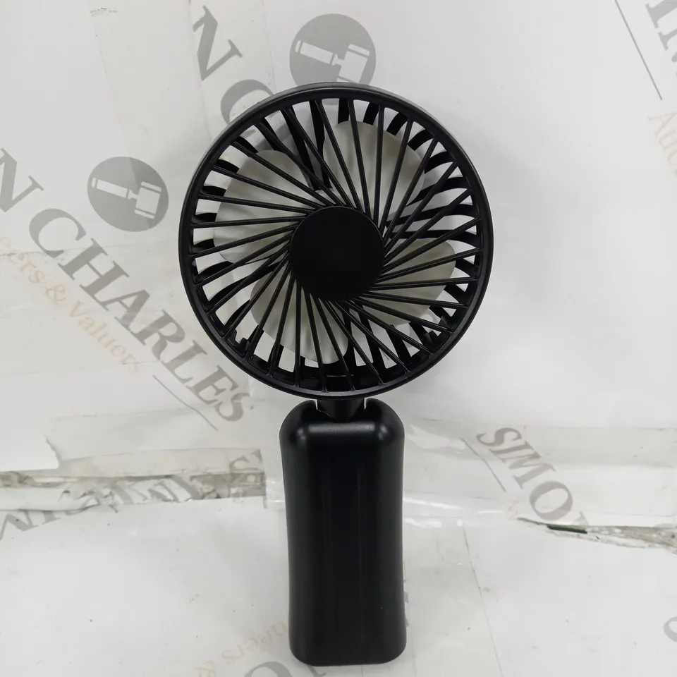 UNBRANDED STYLISH HANDHELD DESK FAN IN BLACK