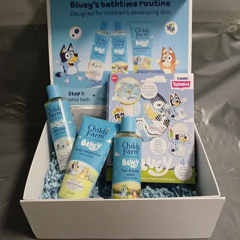 BOXED CHILD'S FARM BLUEY'S BATHTIME ROUTINE