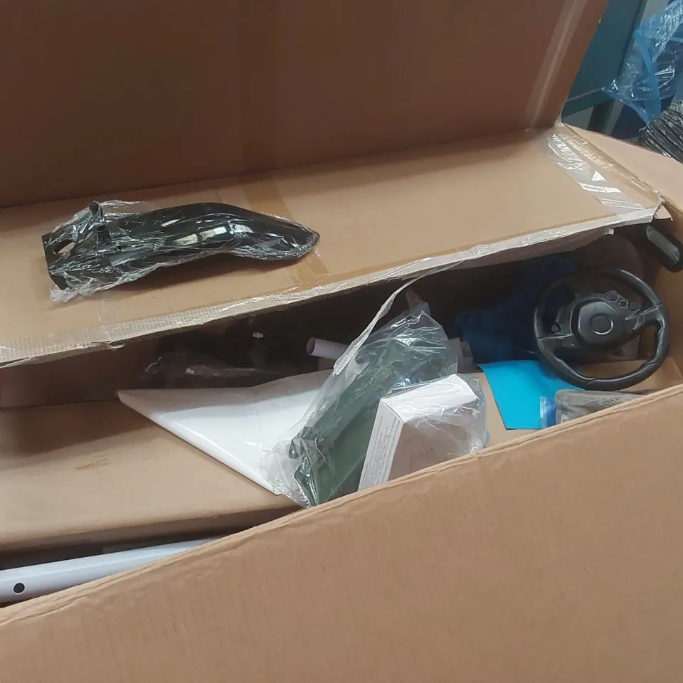 PALLET CONTAINING A VERY LARGE QUANTITY OF ASSORTED ITEMS INCLUDING: MINI QUADBIKE/DIRTBIKE PARTS, BEAN BAGS ECT