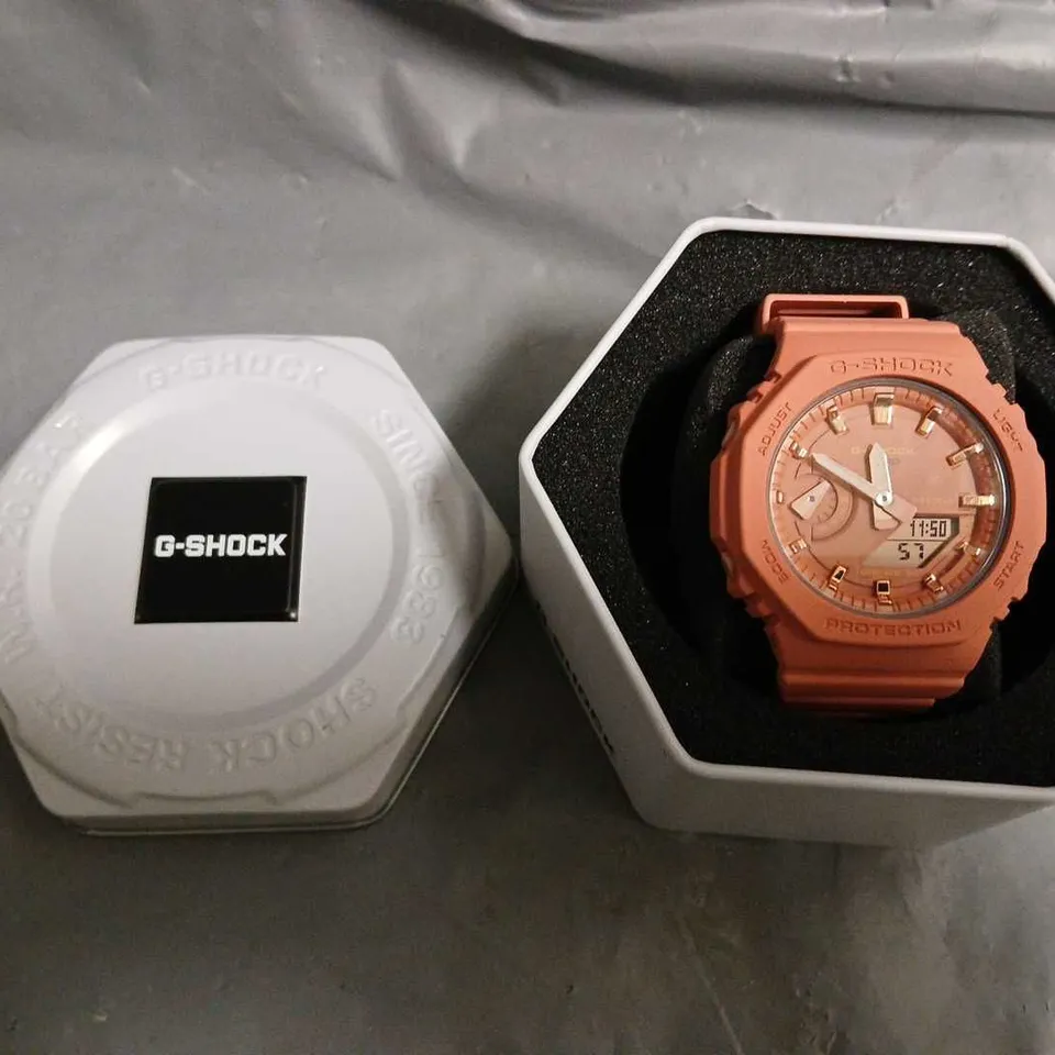 CASIO G-SHOCK LIGHT PINK WATCH