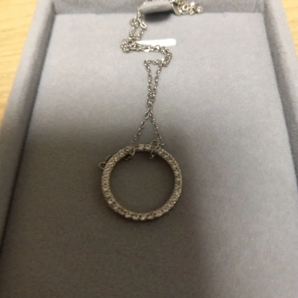 BOXED SAY IT WITH DIAMONDS CIRCLE OF LIFE NECKLACE
