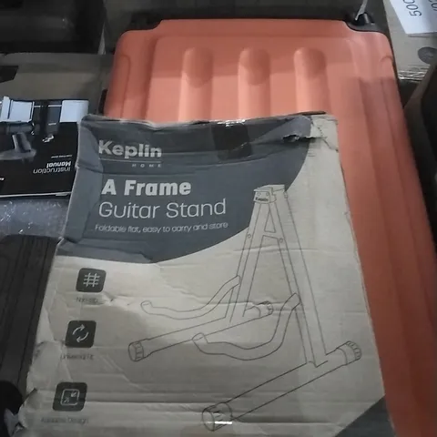 BOXED KEPLIN A FRAME GUITAR STAND - BLACK 