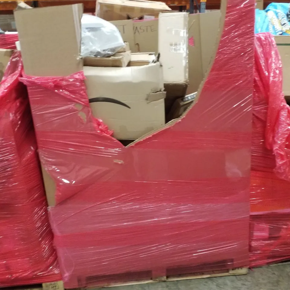 PALLET CONTAINING ASSORTED PRODUCTS INCLUDING OFFICE CHAIR, PORTABLE BATHTUB, ELECTRIC STANDING DESK & FOLDABLE BABY BATHTUB 