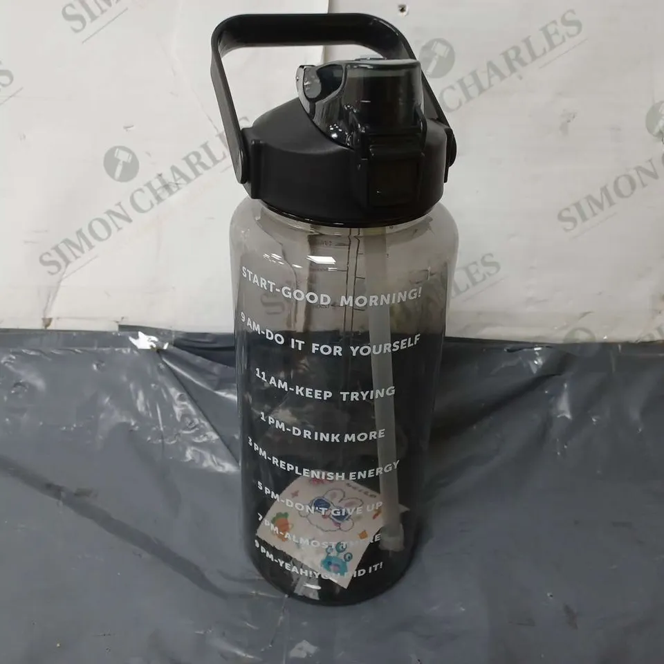 8 2000ml MOTIVATIONAL WATER BOTTLES