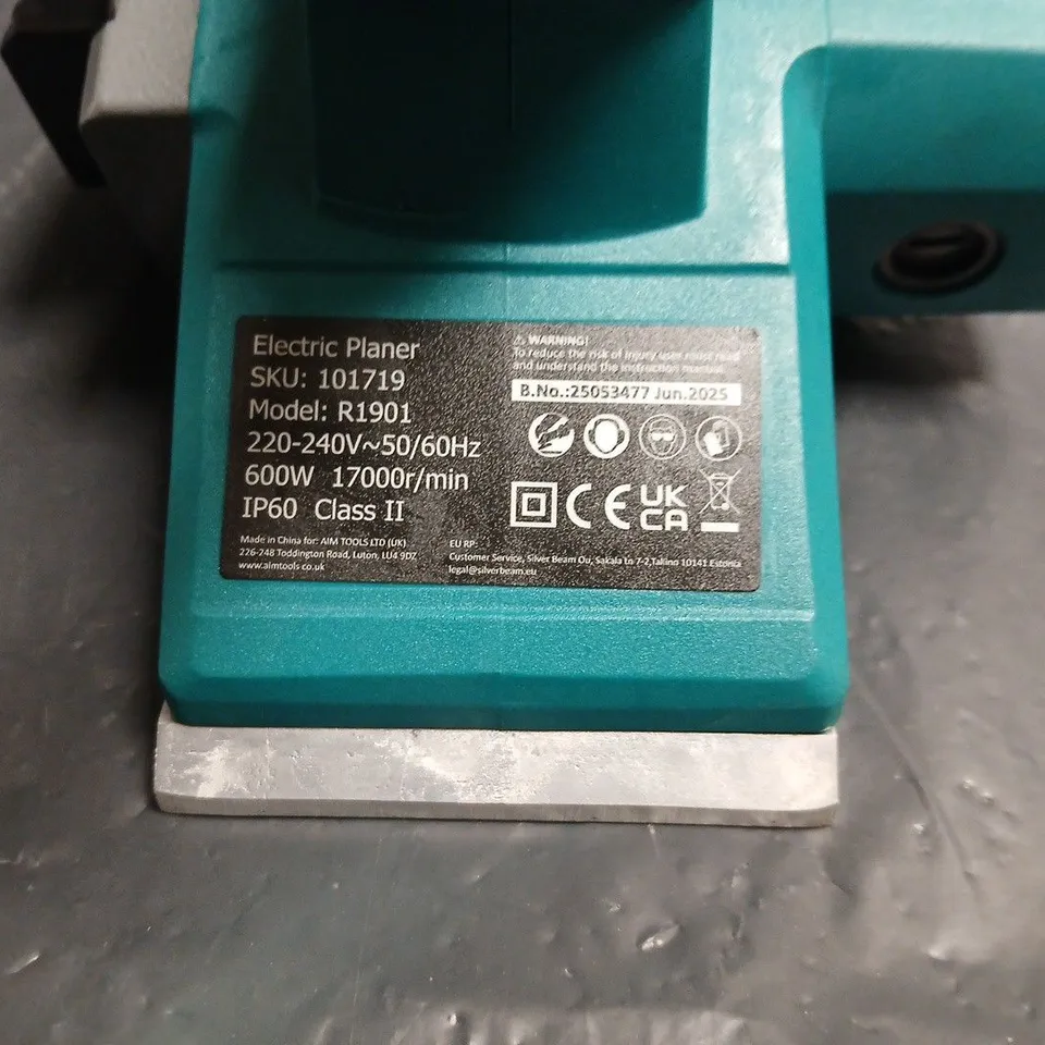 KATSU ELECTRIC PLANER R190I – 600W, 17000 RPM