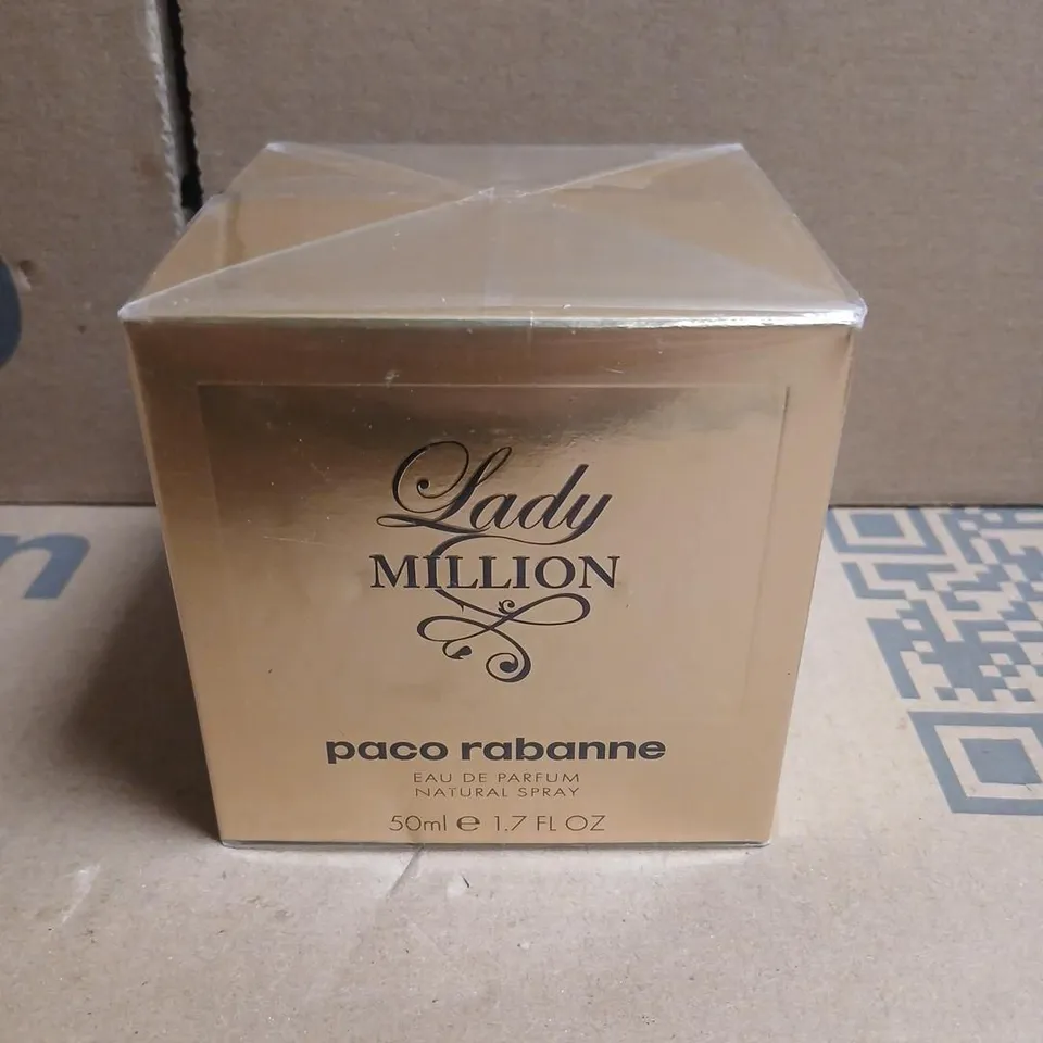 BOXED AND SEALED PACO RABANNE LADY MILLION EAU DE PARFUM SPRAY 50ML