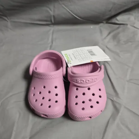 PAIR OF CROC CLASSIC CLOGS - BABY - UK SIZE C4