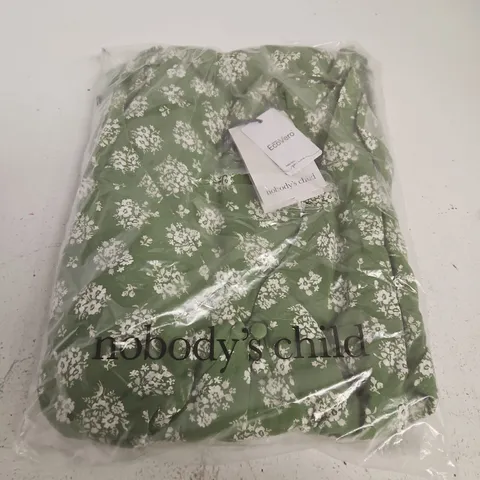 NOBODY'S CHILD AVERY MIDI DRESS β GREEN, UK 12