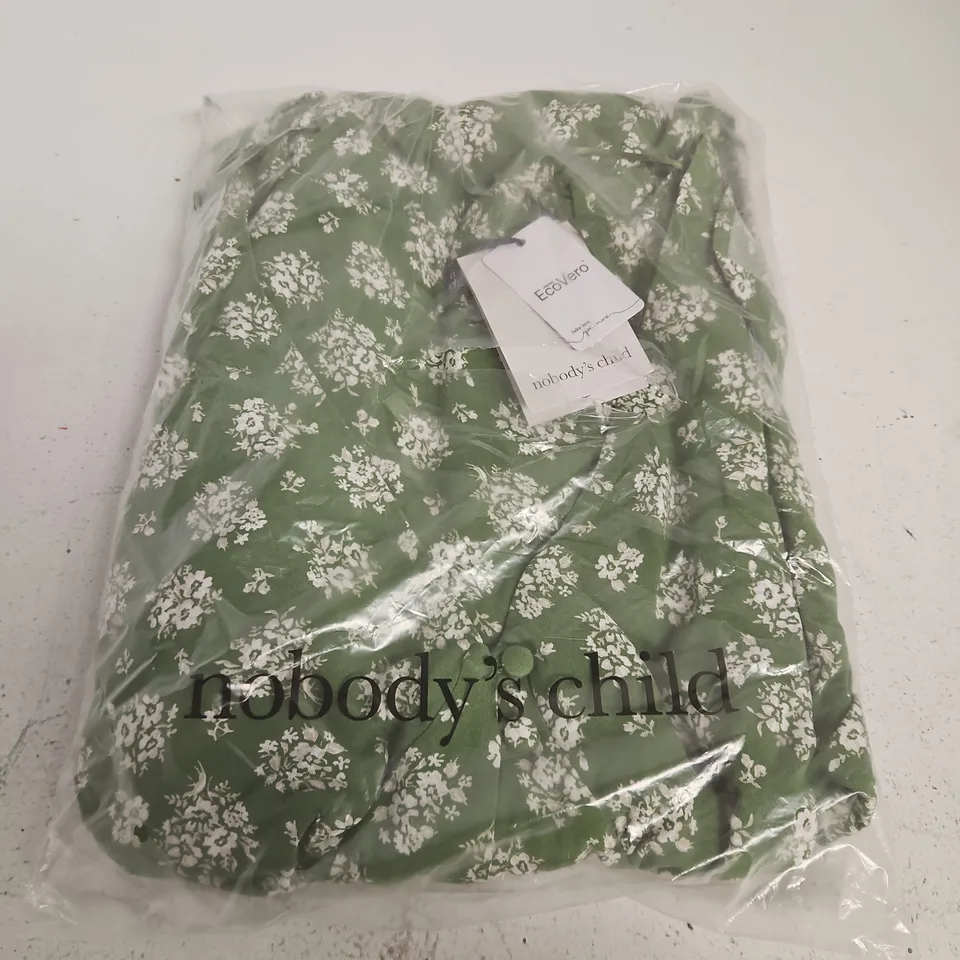 NOBODY'S CHILD AVERY MIDI DRESS – GREEN, UK 12 