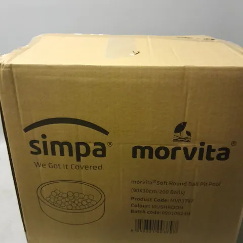 BOXED SIMPA MORVITA SOFT ROUNDBALL PIT POOL