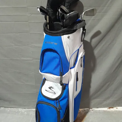 SET OF COBRA FLY XL GOLF CLUBS IN BAG, INCLUDES 10 CLUBS