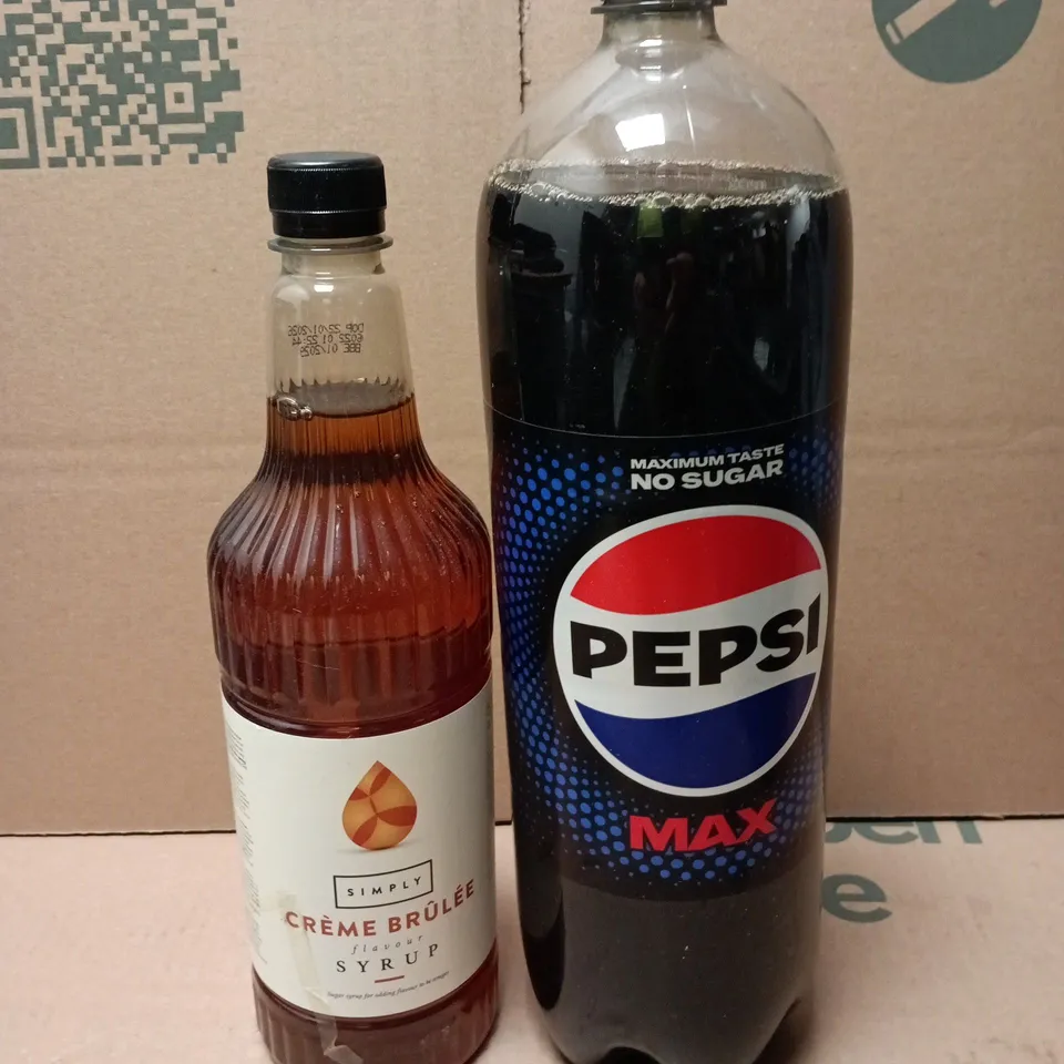 5 X ASSORTED DRINK PRODUCTS TO INCLUDE PEPSI & SYRUP