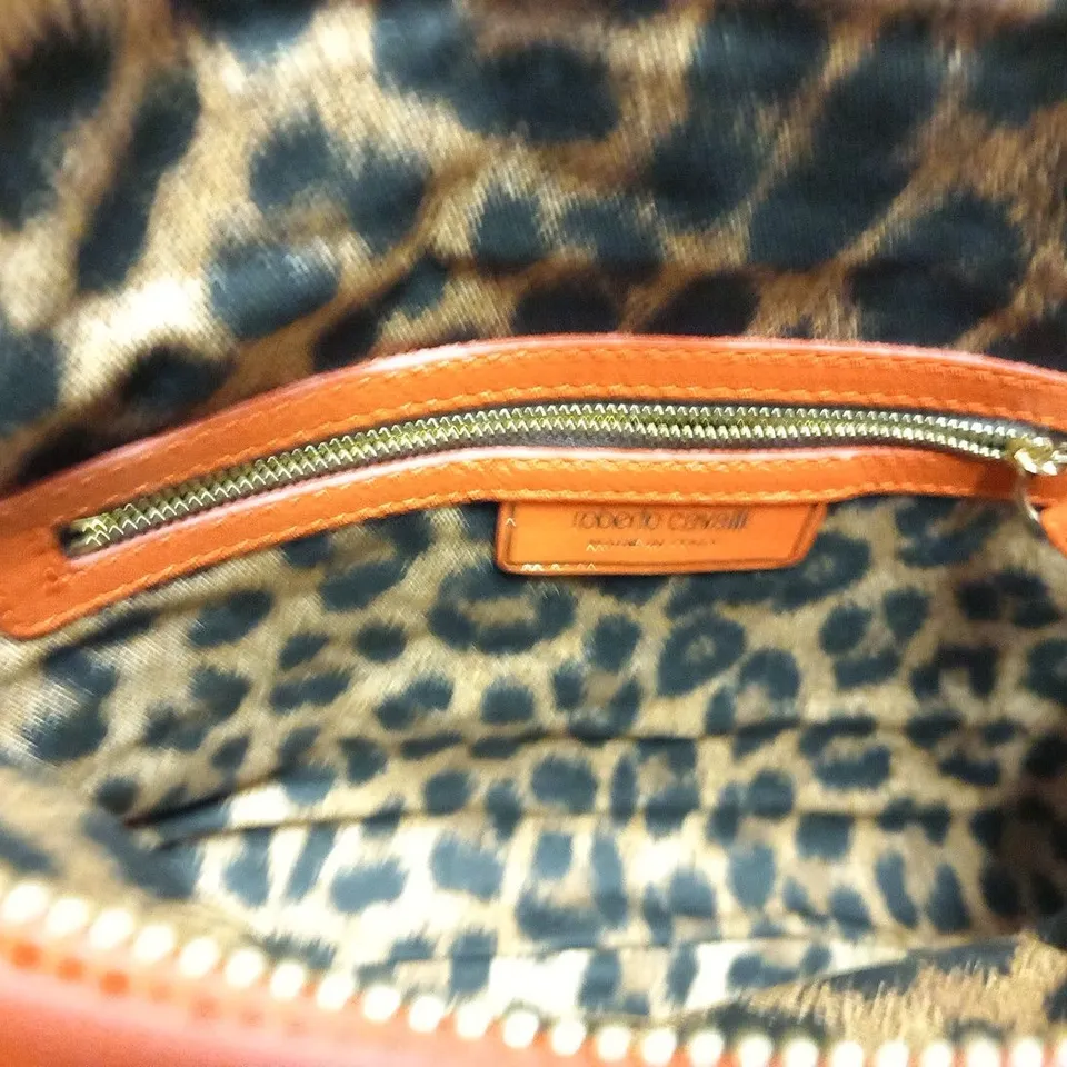 ROBERTO CAVALLI CLUTCH FLAP DIVA WOMAN LEATHER BAG